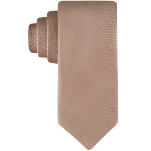 Calvin Klein Men Sienna Solid Tie Taupe